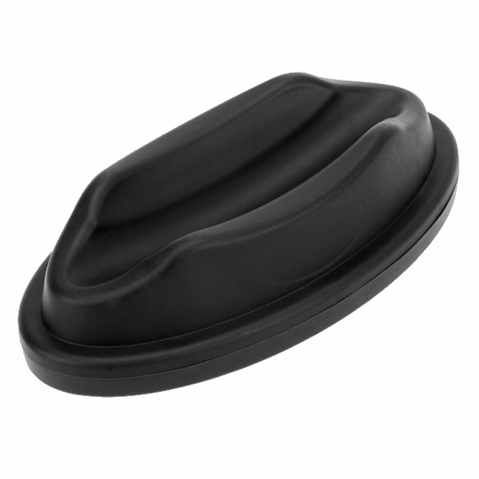 Блок-подъемник переднего колеса для велотренажера черного цвета аксессуар для велосипеда материал пластик размер 22.5*11.5*6 см вес 171 г в комплект входят 1 блок-подъемник переднего колеса велосипеда