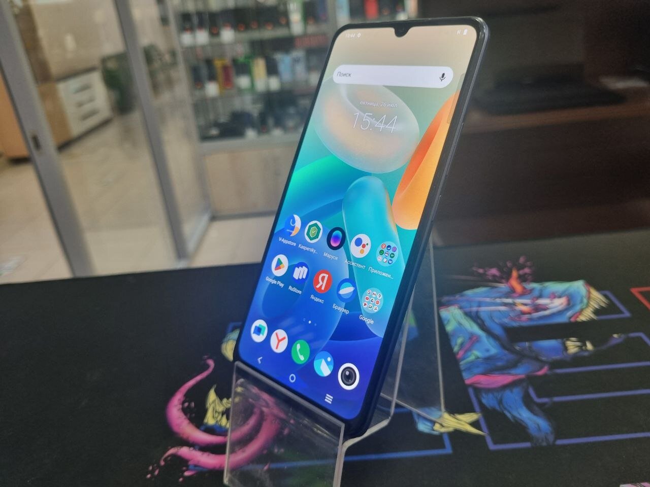 Смартфон vivo T1 6/128 ГБ RU, Dual nano SIM, таинственная галактика — фото 1