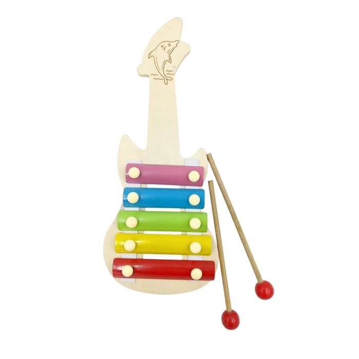 Ксилофон деревянный, музыкальная игрушка для детей, металлофон — фото 1