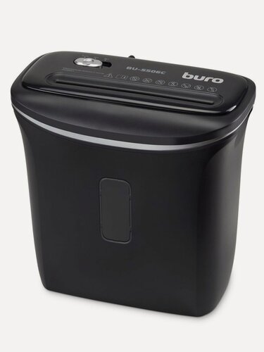Изображение товара Уничтожитель бумаг Buro Home BU-S506C OS506C секр. P-4/фрагменты/5лист./12лтр./пл. карты