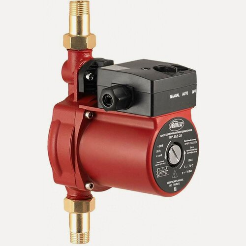 Изображение товара Насос повышающий давление с автоматическим включением JEMIX мокрый ротор WP-15/9-25 87560