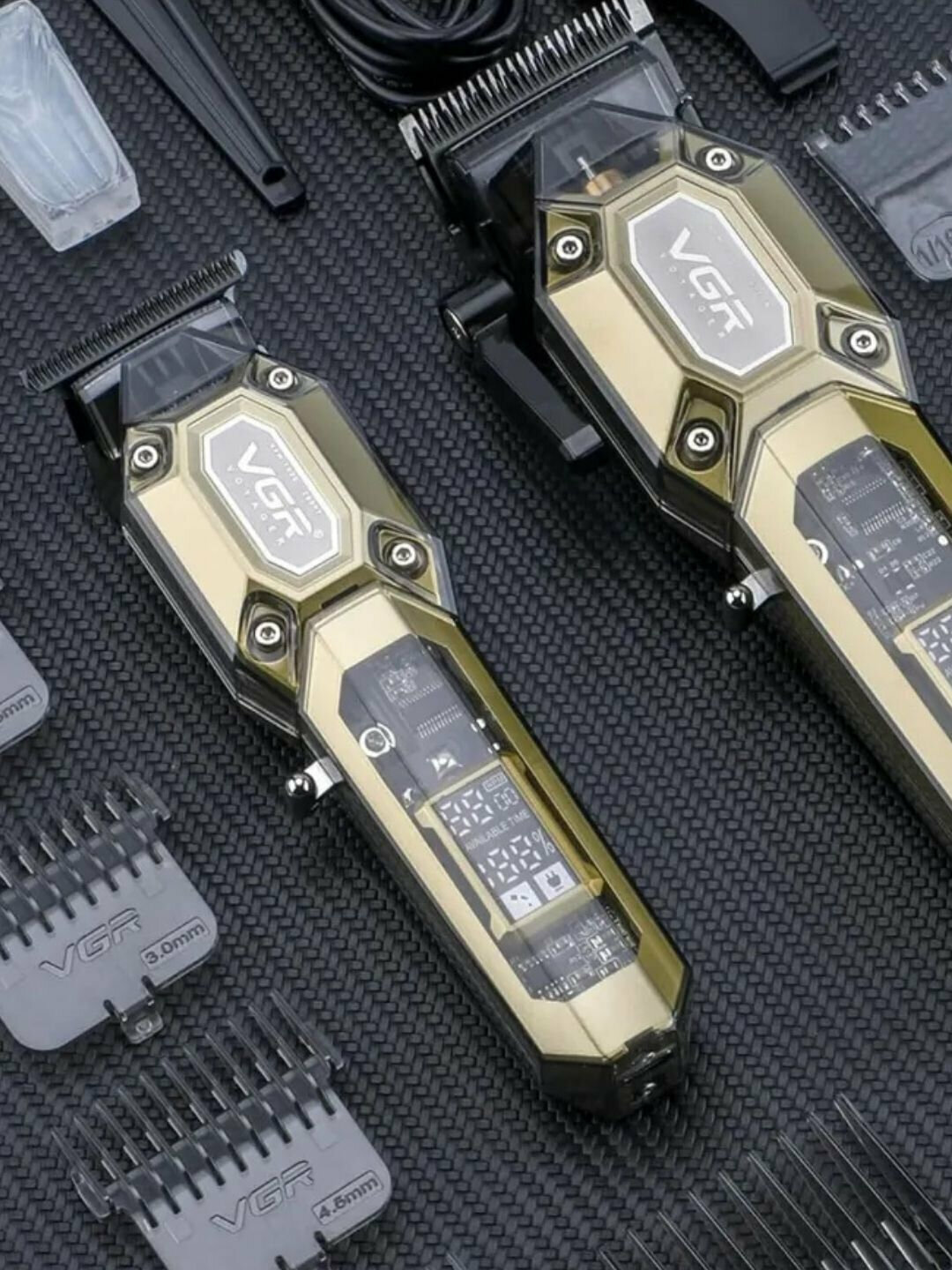 Профессиональный набор для стрижки волос, 2 в 1 для профессиональных барберов от "VGR" — фото 1