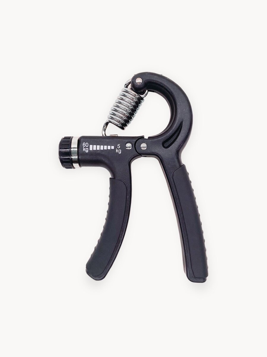 Эспандер кистевой с регулировкой нагрузки Boomshakalaka, нагрузка 5-60 кг, цвет черный