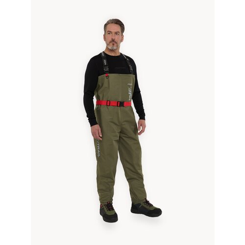 Вейдерсы мембранные Timber с неопреновыми носками непромокаемые штаны для рыбалки и квадроцикла