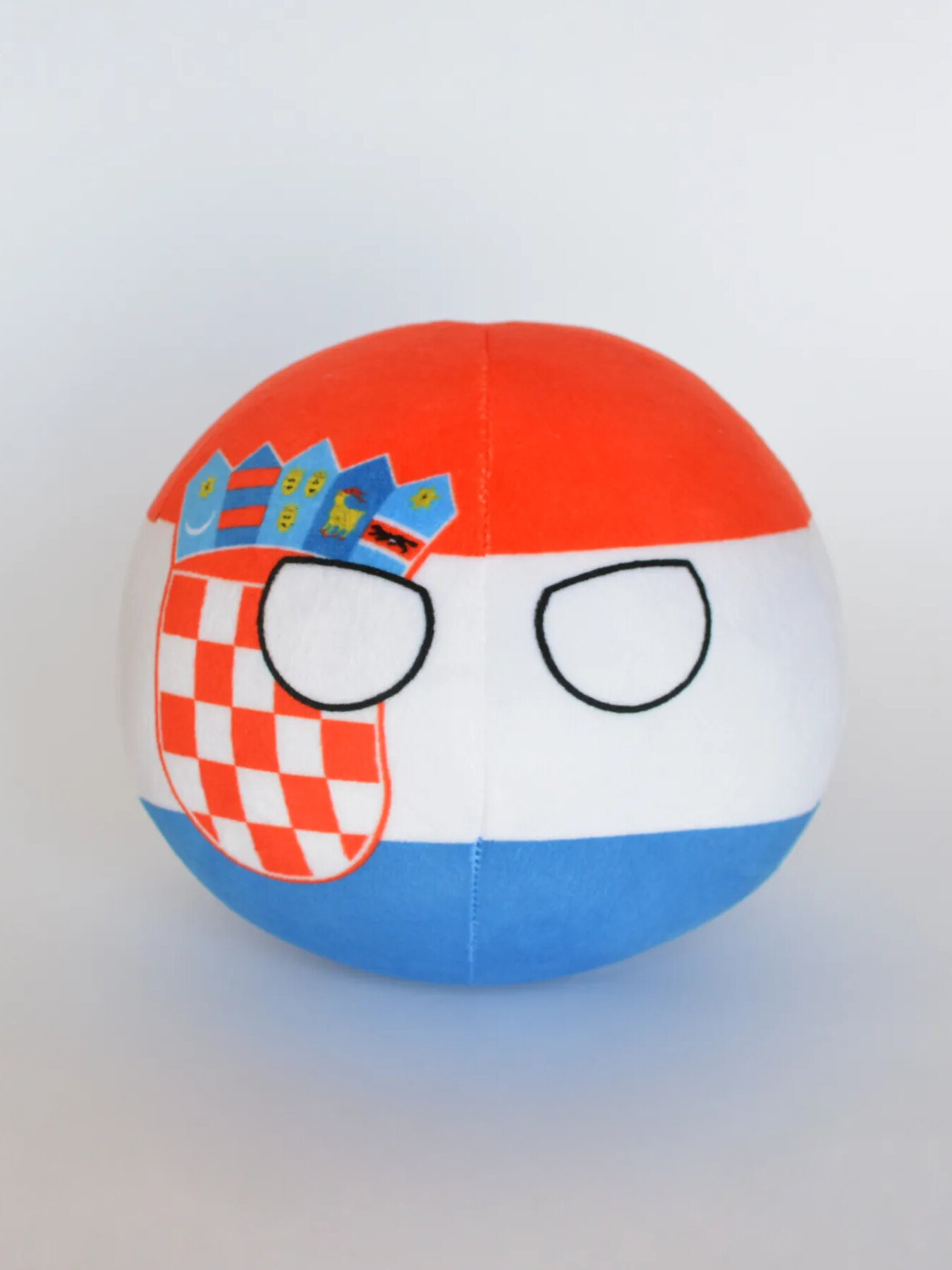 Мягкая игрушка кантрибол Мирослав (флаг Хорватии) / плюшевый countryball / купить в магазине Countryballs Shop