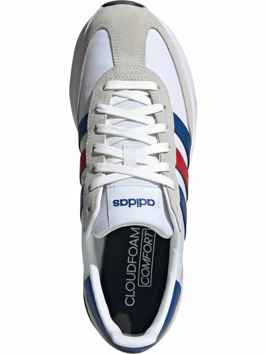 Кроссовки adidas Run 70s 2.0, полнота F, размер 9,5 UK, белый — фото 1