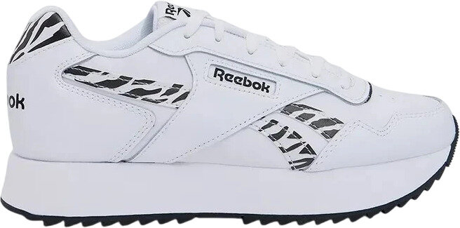 Кроссовки Reebok Glide Ripple Double W, полнота F, размер 8 US, белый, черный