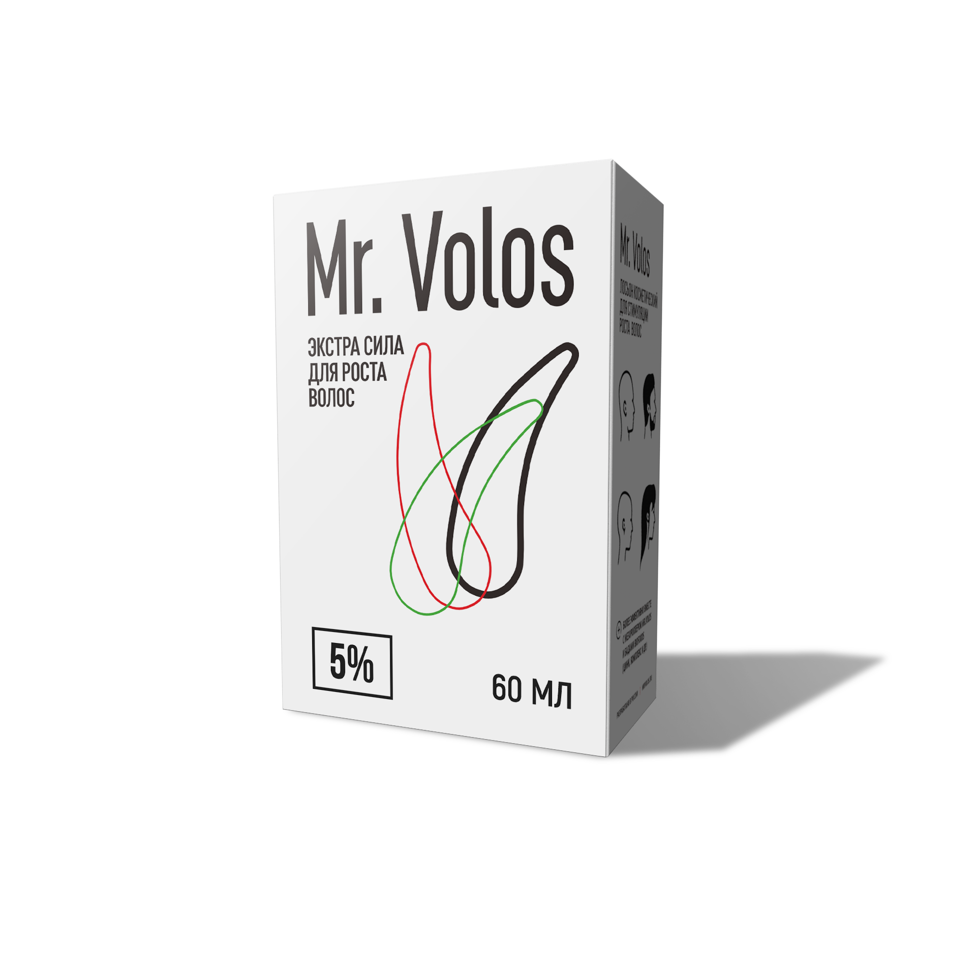 Лосьон для роста волос и бороды Mr. Volos 5% 1 флакон — фото 1