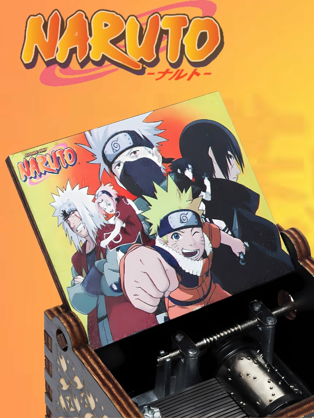 Шкатулка Naruto – Классический саундтрек в механическом исполнении, для развлечения — фото 1