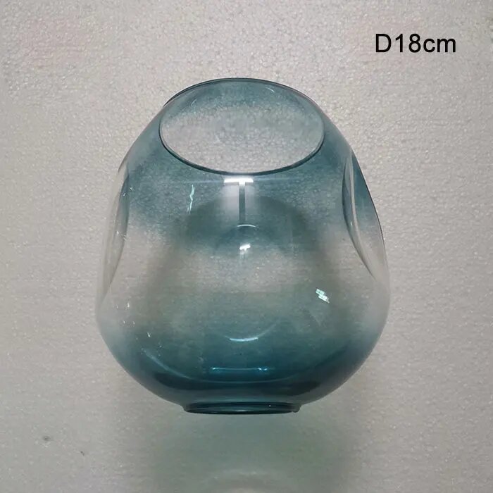 Абажур для люстры Lindsey DNA Geometry fading blue D18cm Голубой