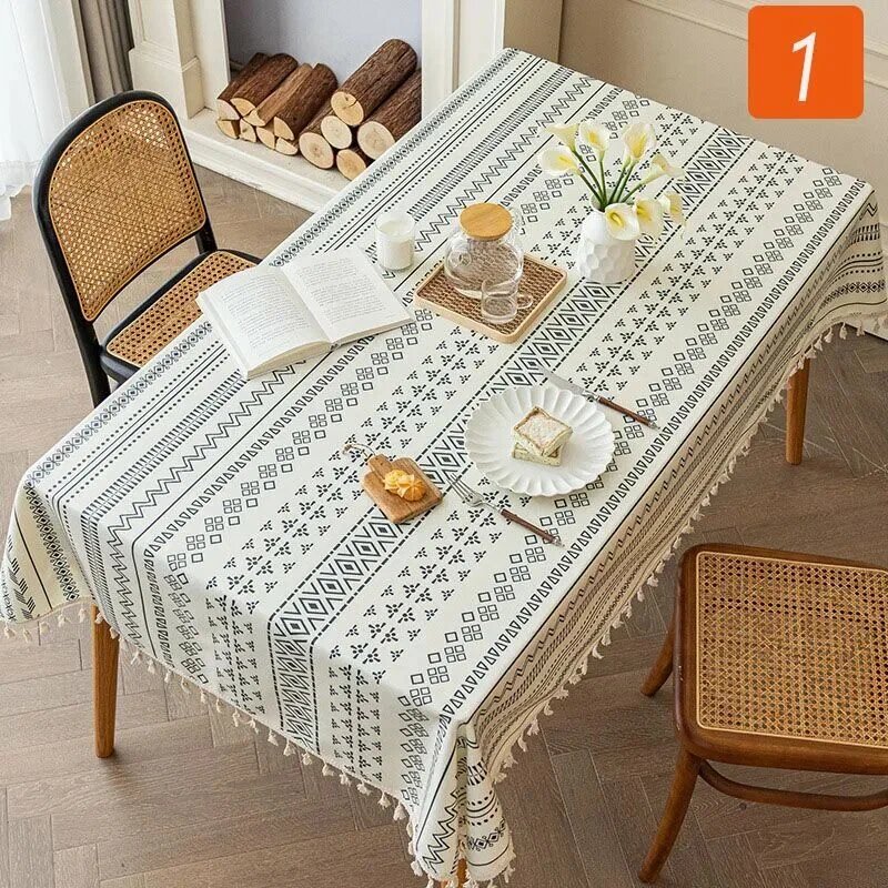 Скатерть водонепроницаемая  в богемном стиле  140х180 см