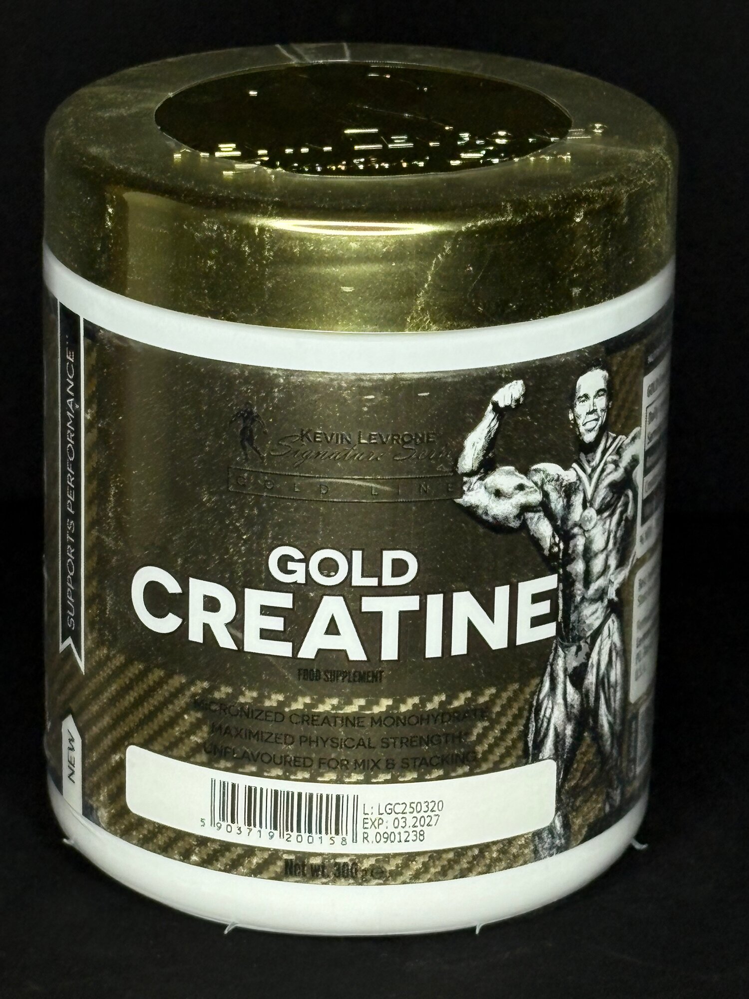 Креатин Kevin Levrone "Gold Creatine", моногидрат, 100%, 300 г, 60 порций