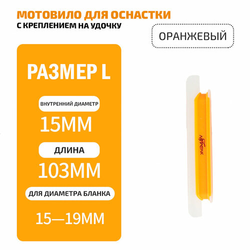 Мотовило для оснастки с креплением на удочку (TAB-2) для толщины бланка 15-19мм
