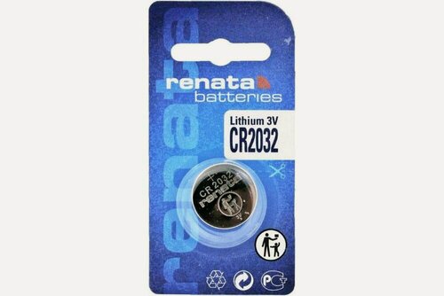 Изображение товара Батарейка RENATA CR2032, 10 штук (10 блистеров по 1 штуке)