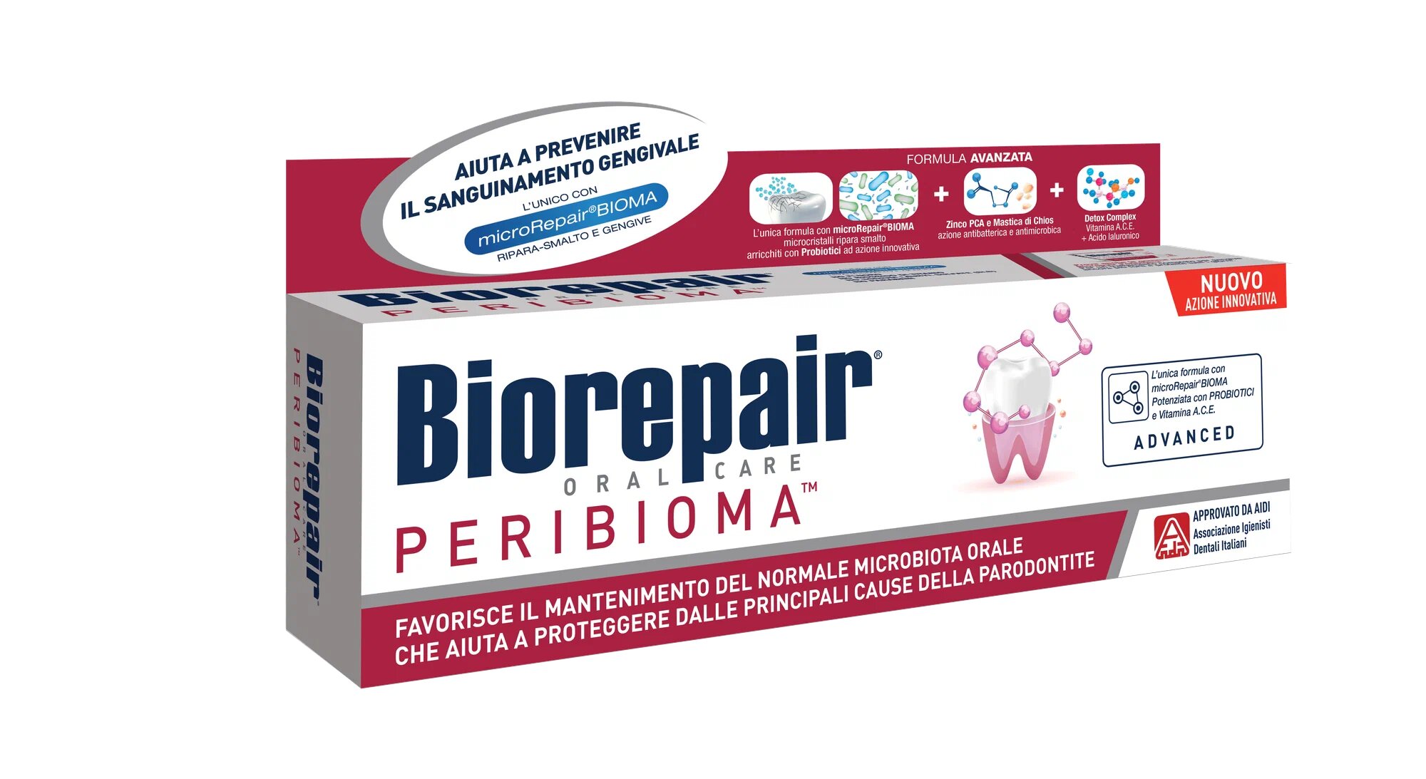Biorepair Peribioma Plus Зубная паста нормализующая микробиоту полости рта