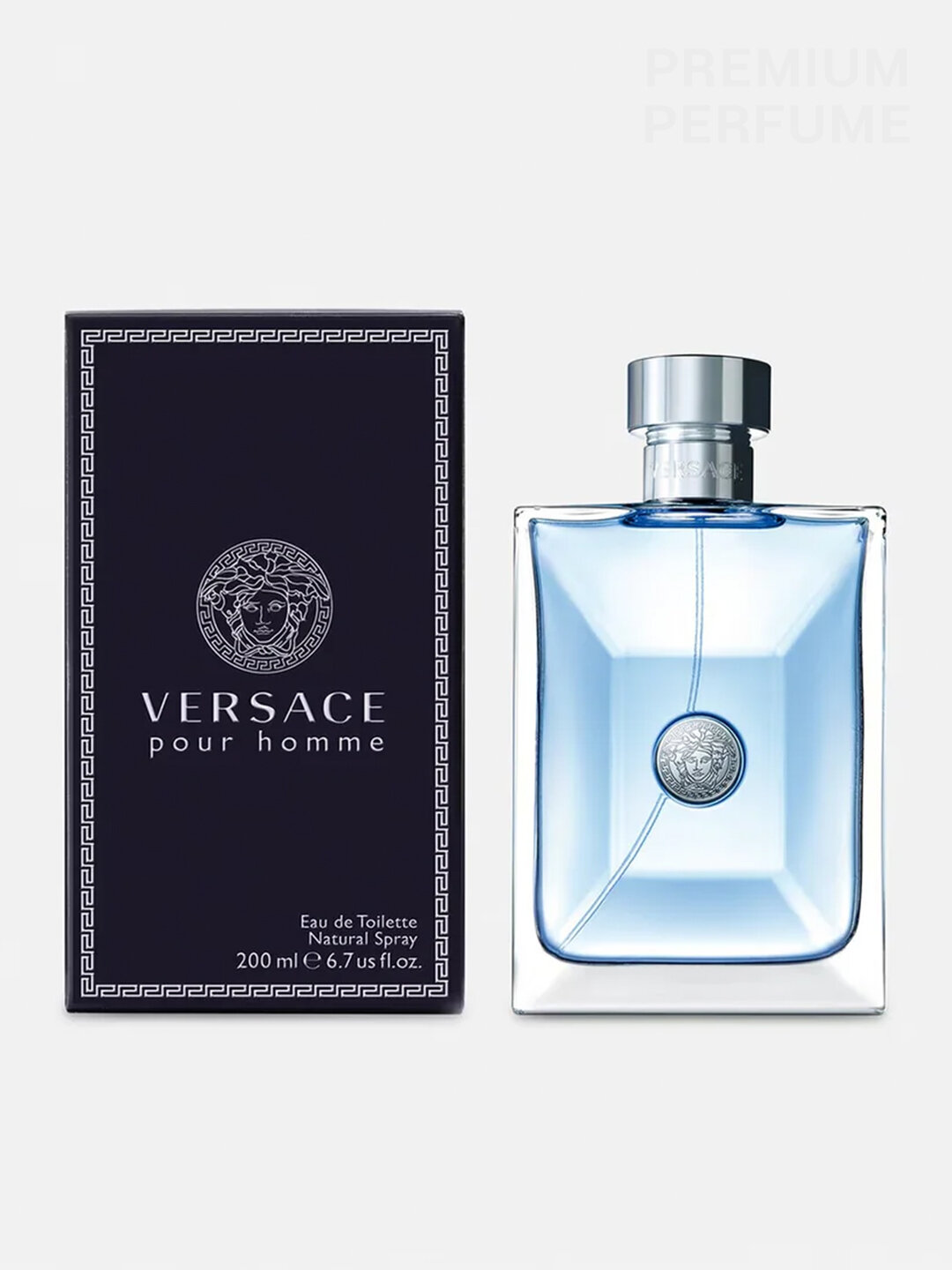 Классический мужской парфюм Versace Pour Homme с бодрящими цитрусовыми и древесными нотами
