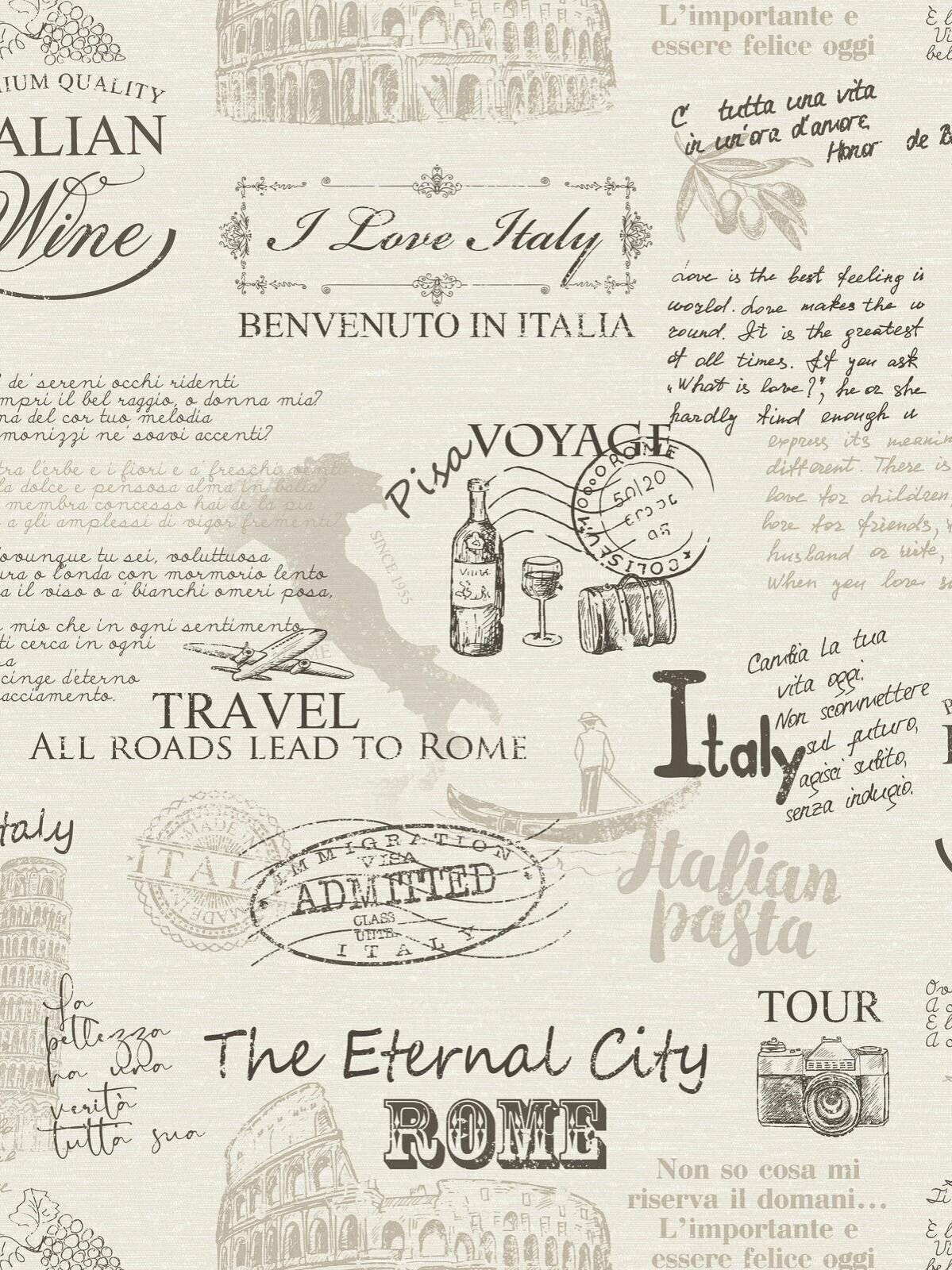 Обои Startdeco 98692 Рим Вояж мотив Винил на флизелине 10 05 м  1 06 м