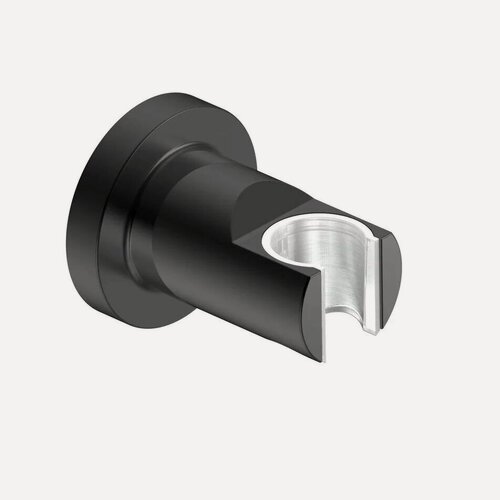 Изображение товара Держатель душевой лейки AQUAme матовый черный AQM8722MB