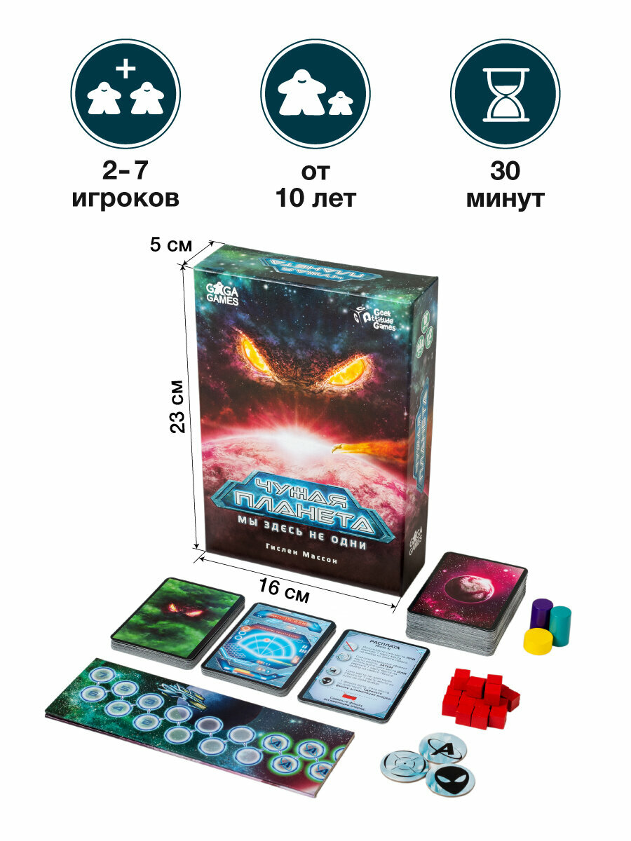 Напряженная азартная настольная игра для компании Чужая Планета — фото 1