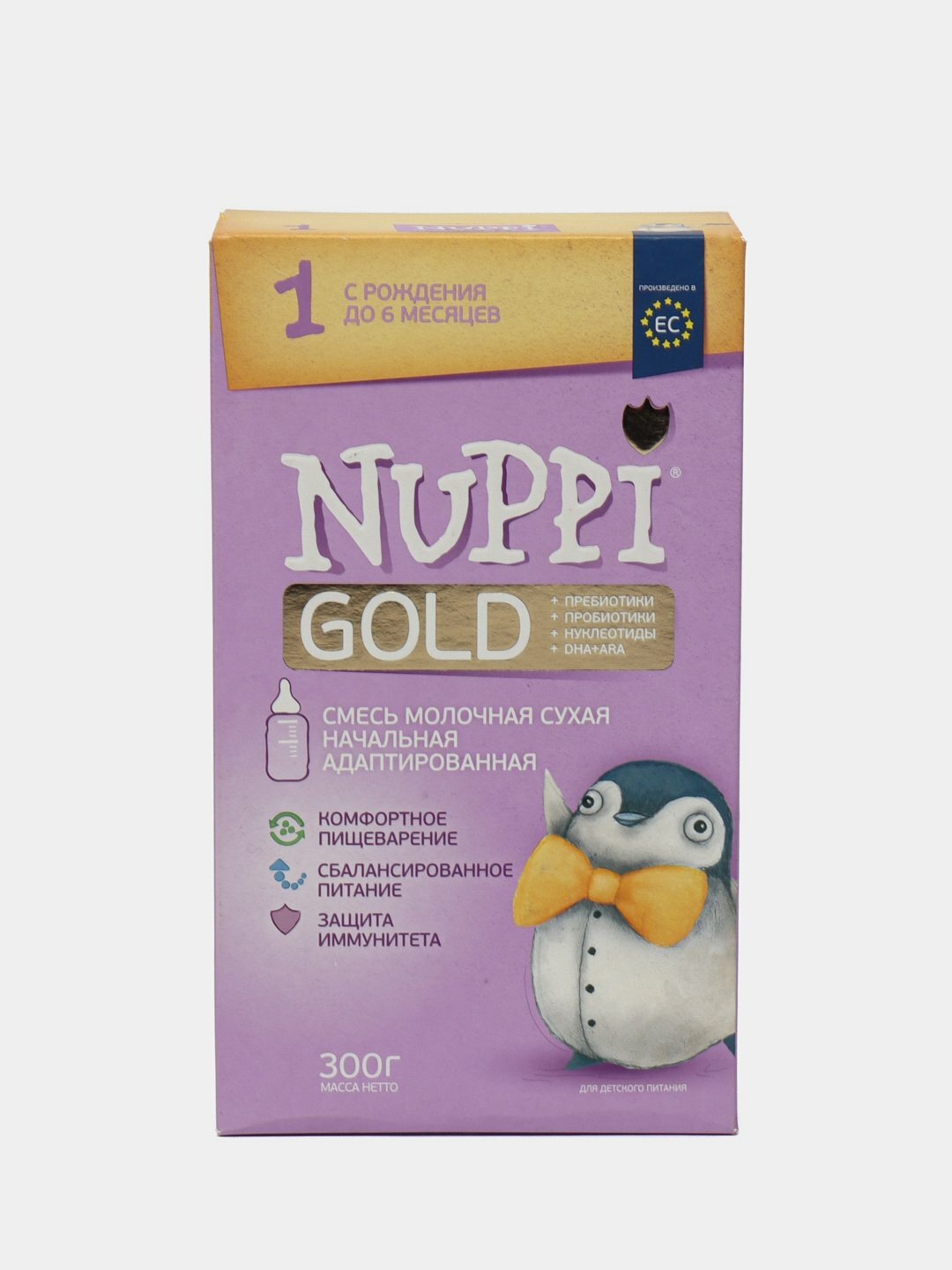 Сухая молочная смесь Nuppi GOLD 1 с рождения до 6 месяцев , 300 г