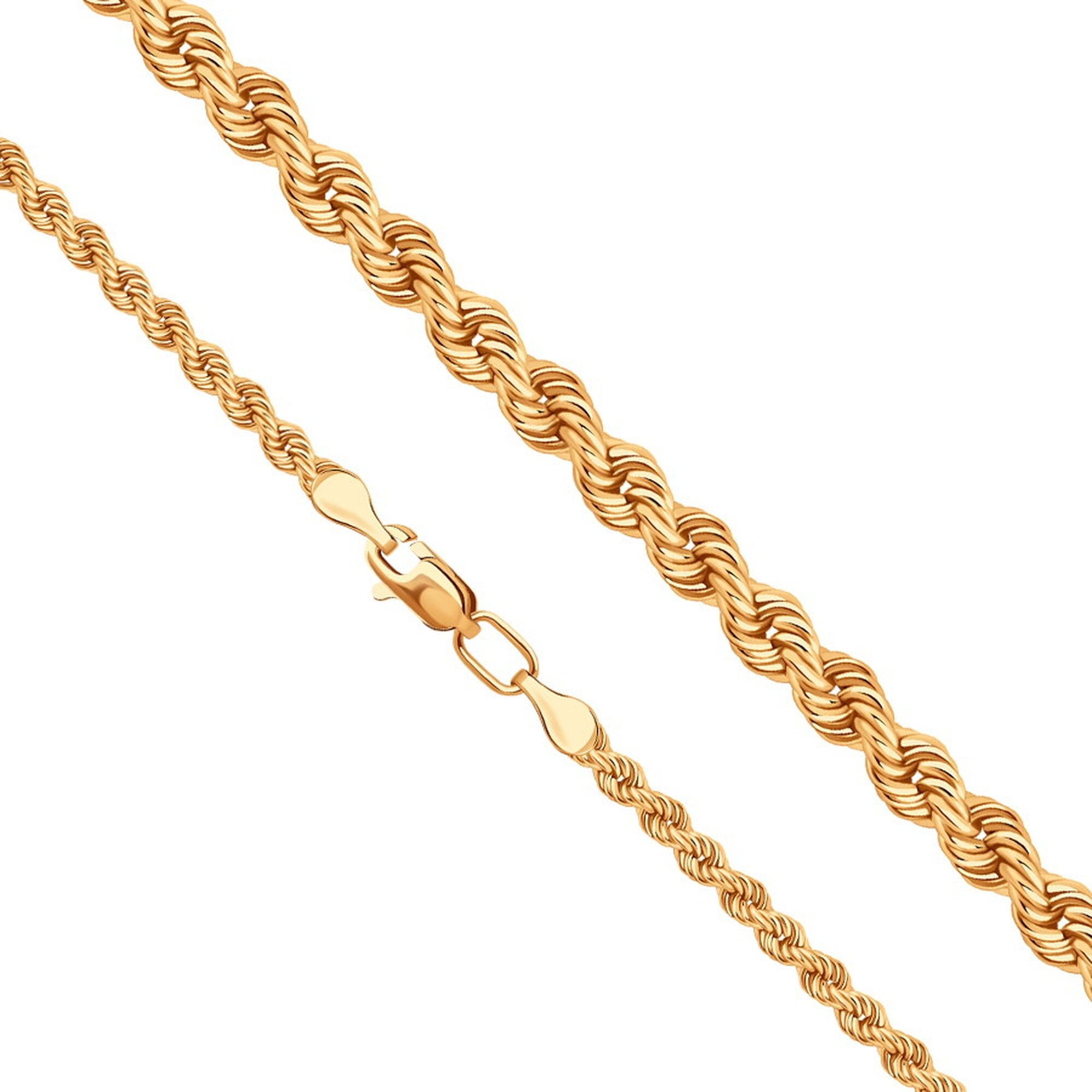 Цепь Diamant online, красное золото, 585 проба