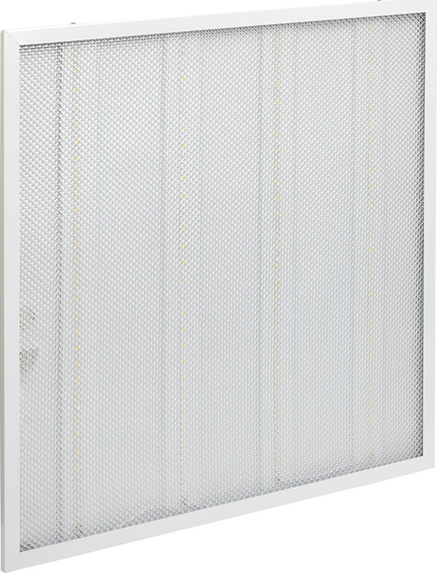 Светодиодная панель IEK ДВО 6572-P 45Вт 6500К призма 595x595x20мм IP20 холодный белый свет