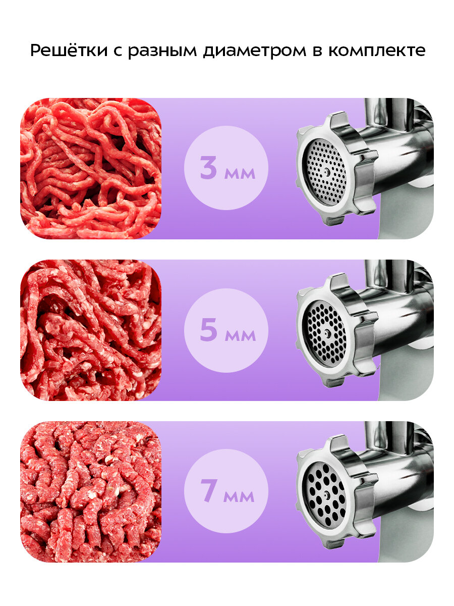 Мясорубка Kitfort КТ-2108 — фото 1