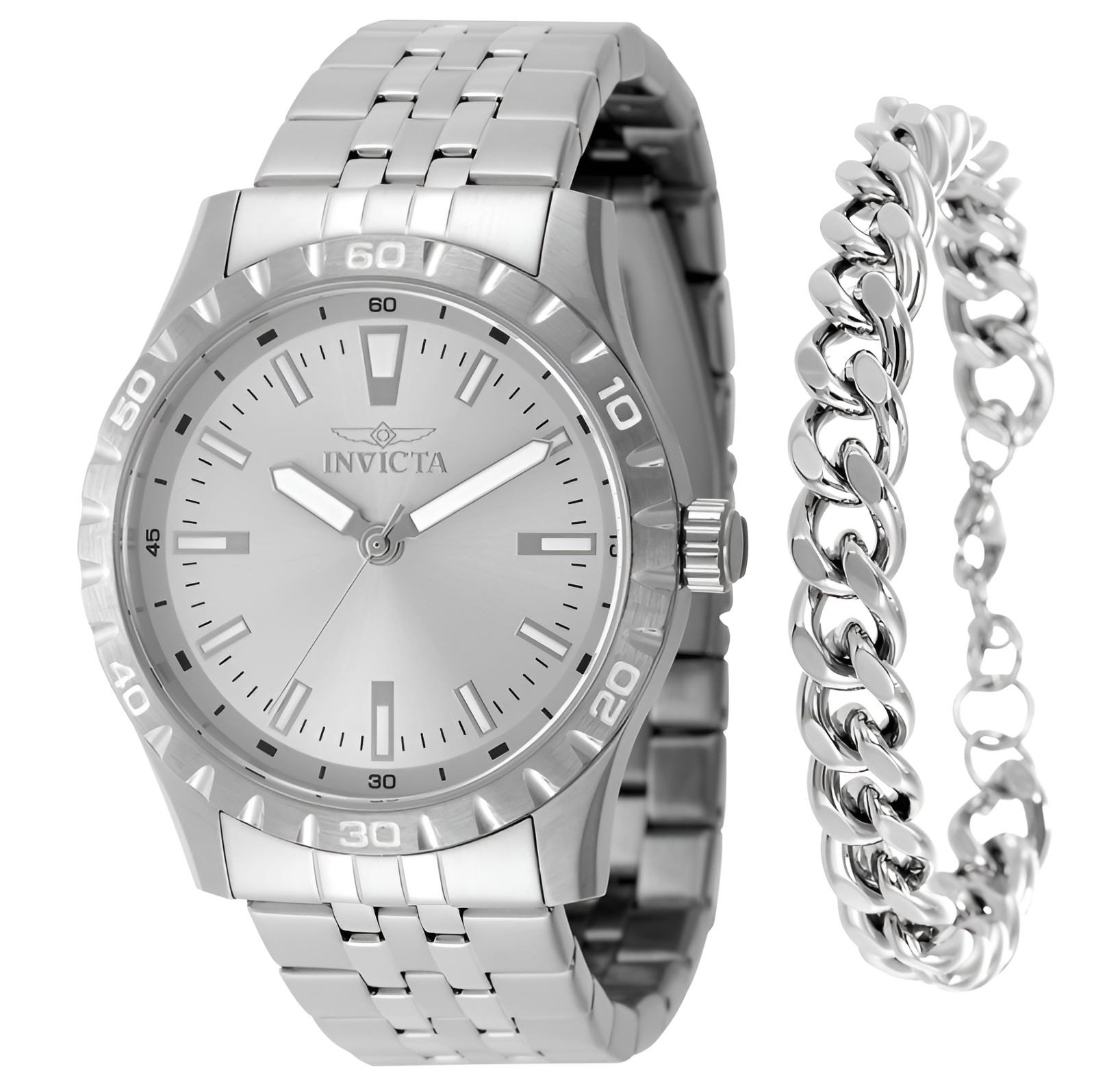 Наручные часы INVICTA  серебристый