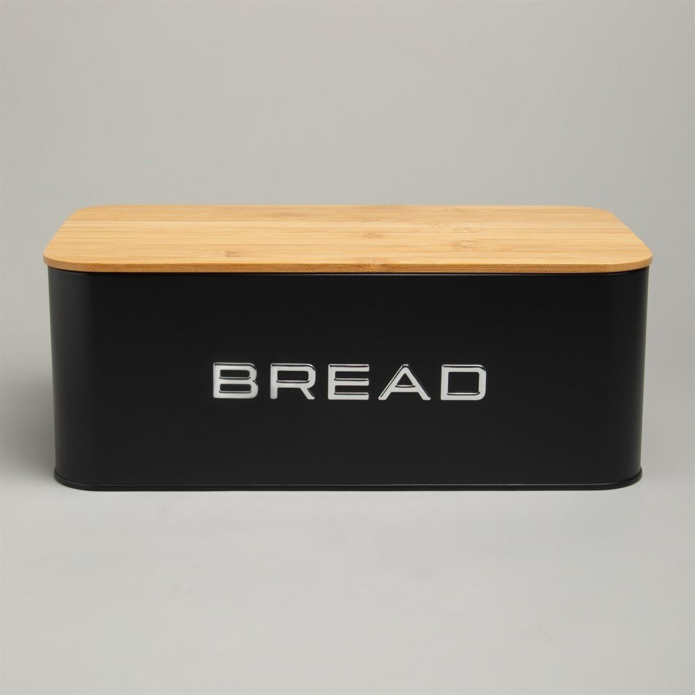 Хлебница agness black 335х19х125 см