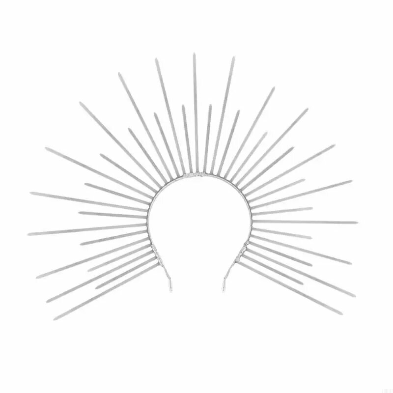 Женская повязка на голову Queen Crowns Radiance Серебряный Silver