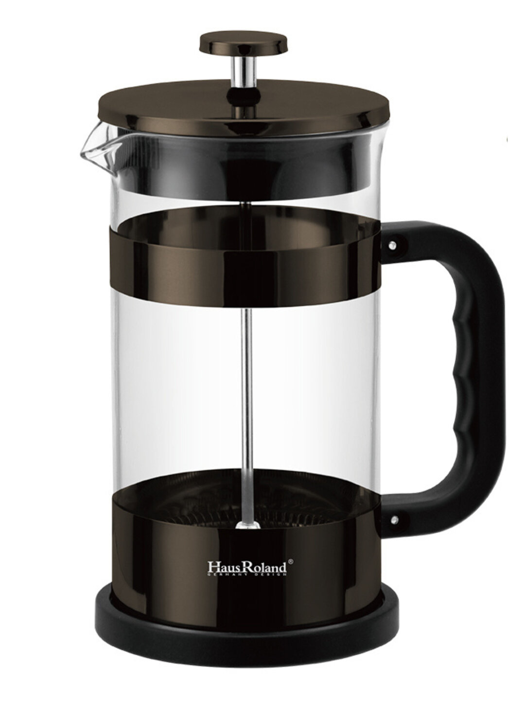 Haus Roland Френч-пресс для чая и кофе, 1000 мл (2 цвета) - Черный
