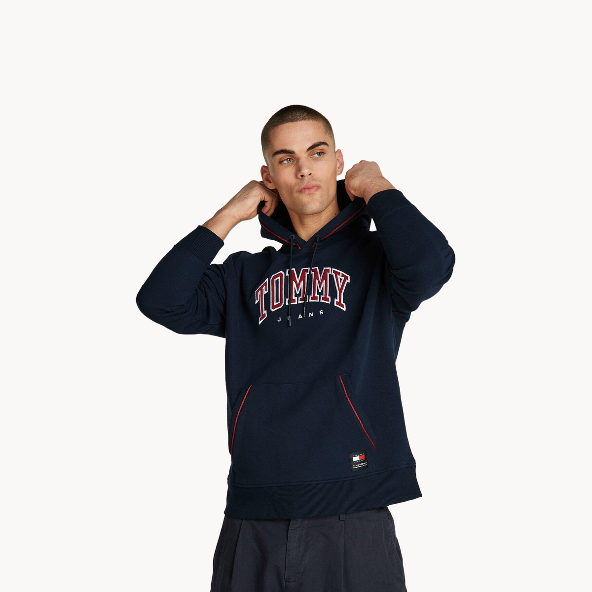 Свитшот Tommy Jeans, размер S, , синий