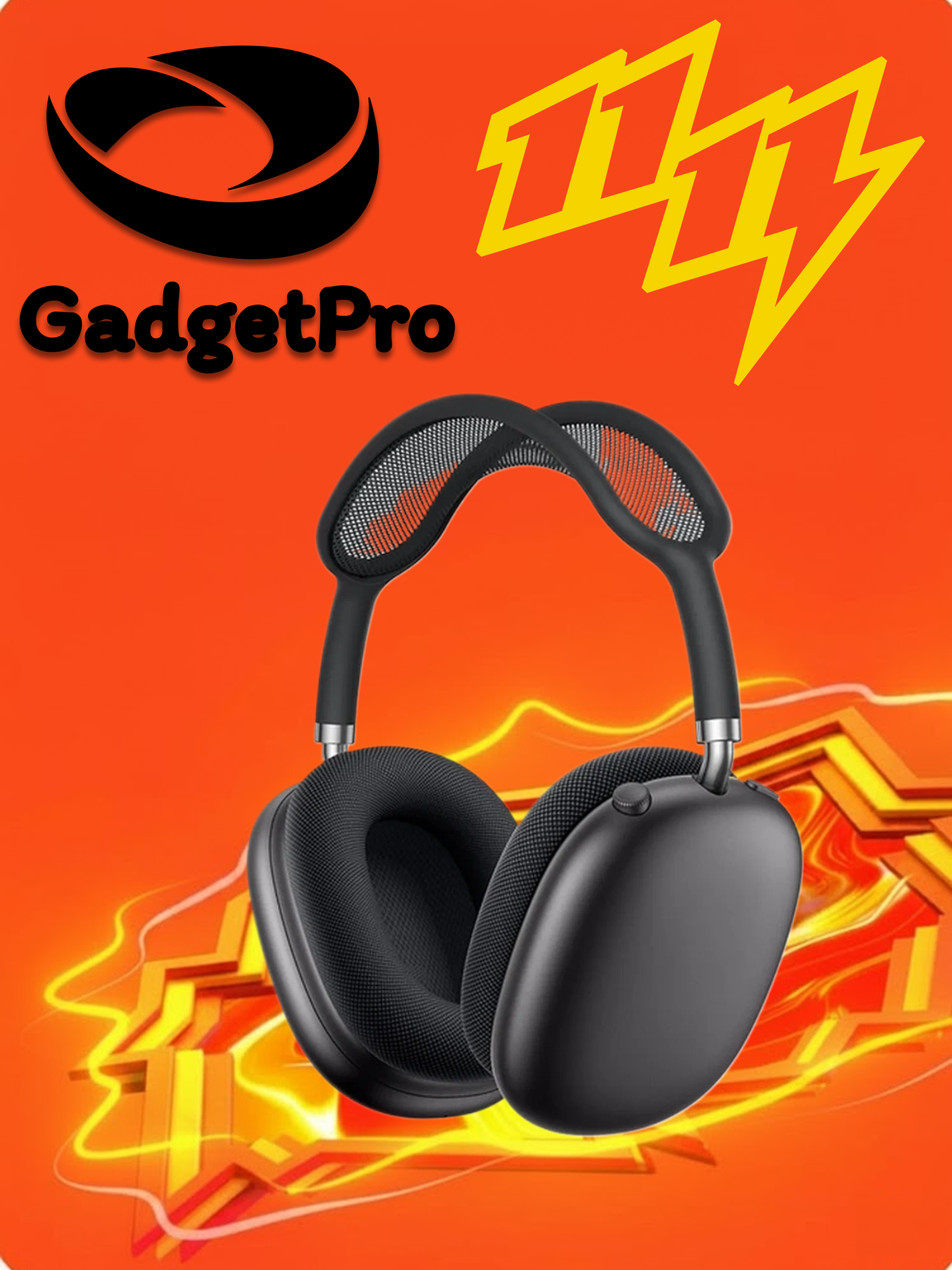 Наушники Hoco W65 Plus Happy ANC BT с активным шумоподавлением, 45 ч, Bluetooth 5.4 Чёрный