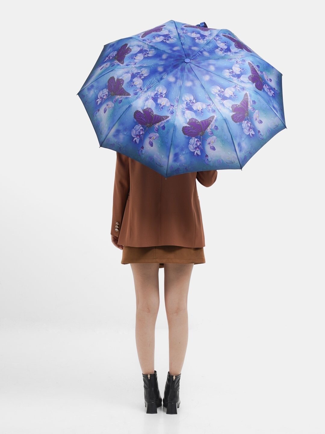 Зонт Yuzont, голубой/синий — фото 1