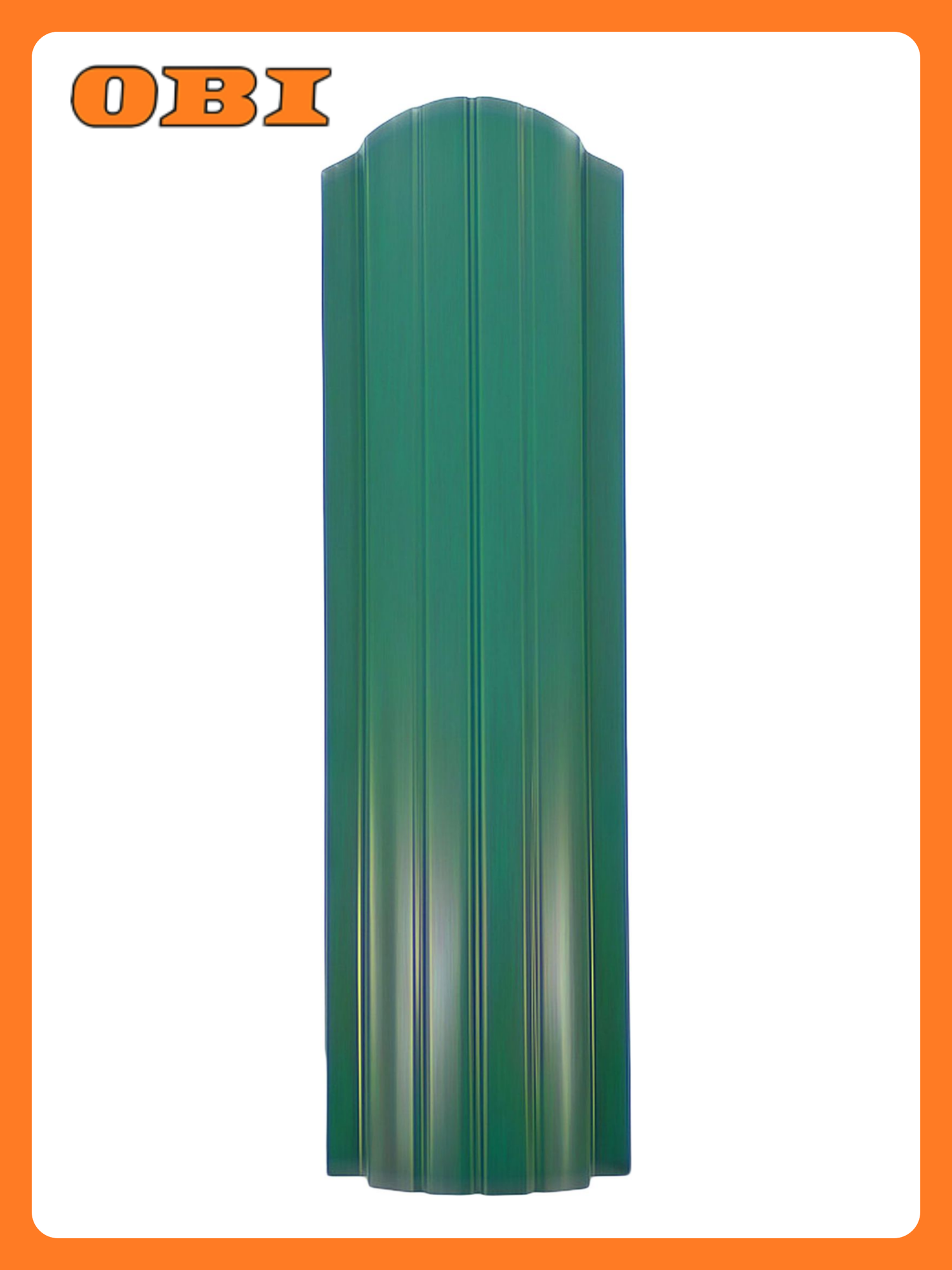 Евроштакетник "Таврос" металлический зеленый 180 см х 105 см