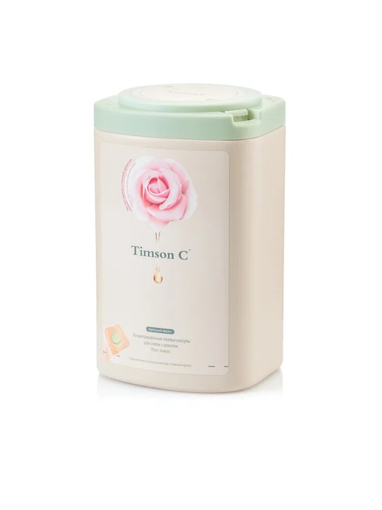 Timson Капсулы для стирки с ароматом Роза-Помело 35шт по 15гр — фото 1