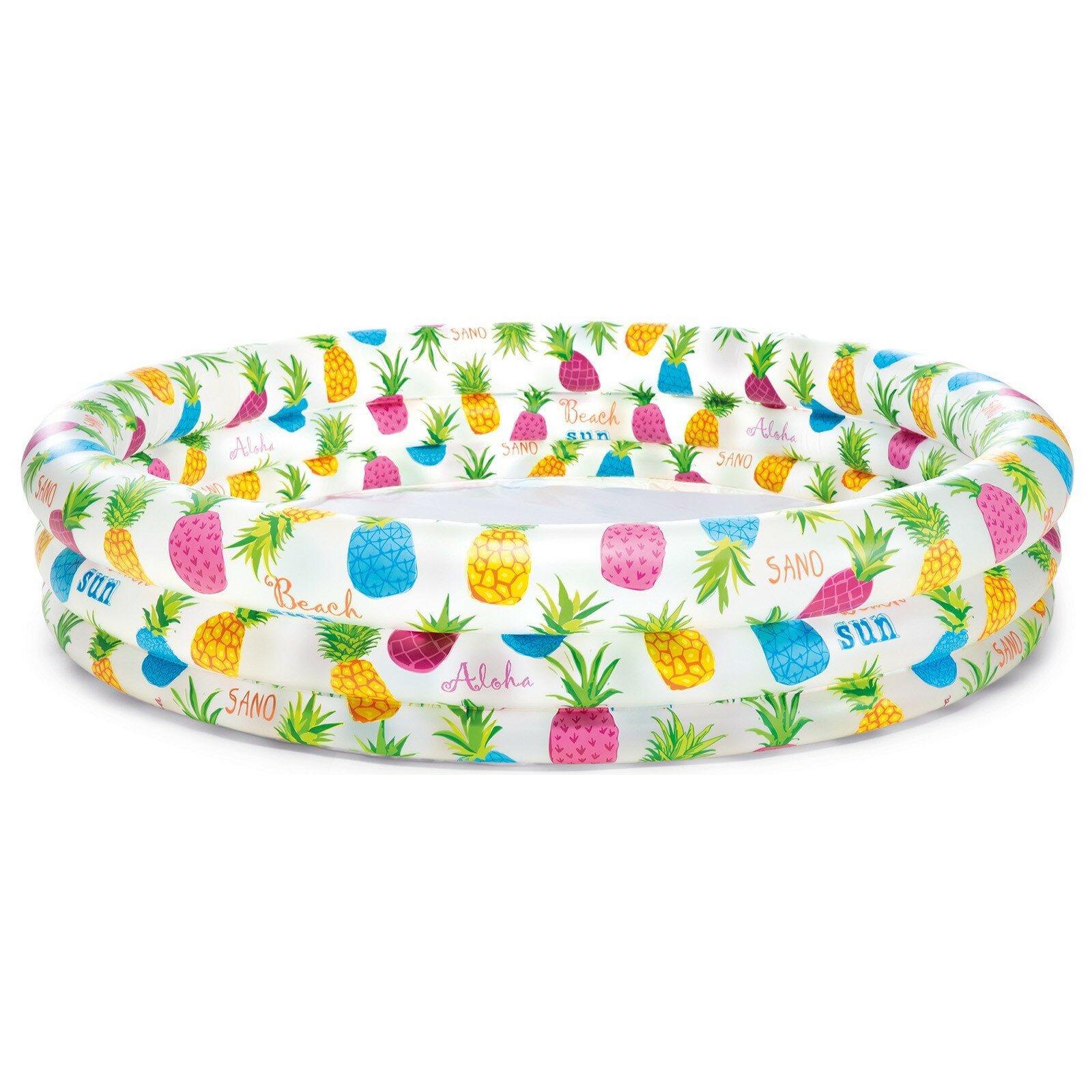 Бассейн Intex "Ананасы", 132х28 см, от 2 лет, в пакете