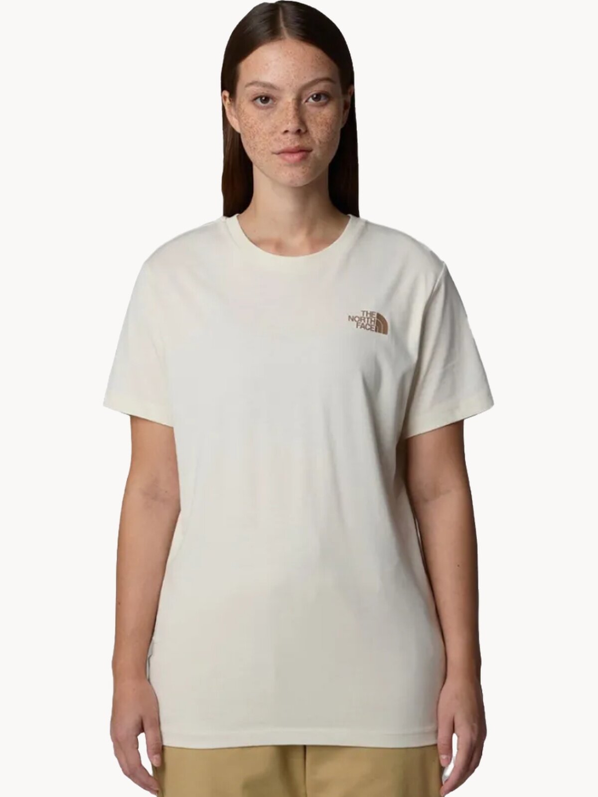 Футболка The North Face Relaxed, размер M, молочный