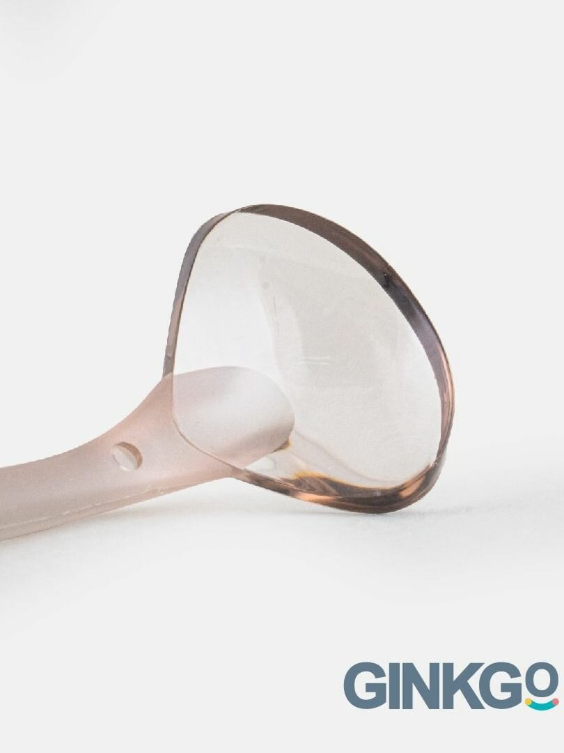 Скребок для очищения языка от налета, Flipper, GINKGo ICE BLUE от miradent