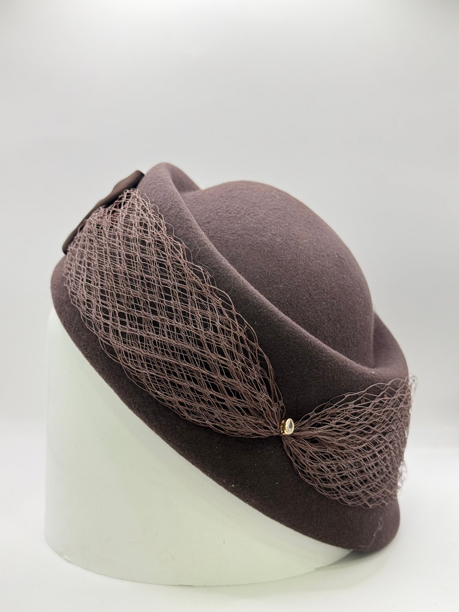 Кепка  шляпа для девочек и женщин, размер 58 ( универсальный ), коричневый — фото 1