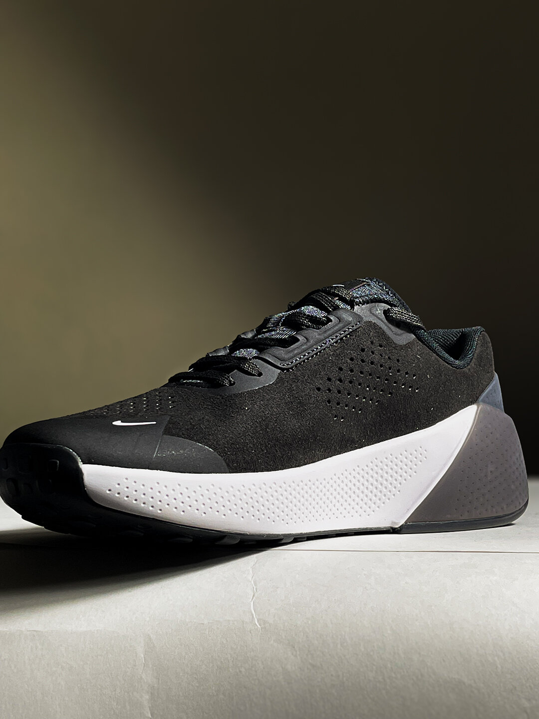 Кроссовки NIKE Air Zoom, полнота B (US)/ на среднюю стопу, размер 44 EU, black white — фото 1