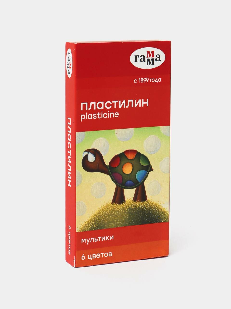 Пластилин " Гамма " Мультики, 6 цветов