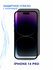 14 Pro black uchun Glass Privacy 9H Tempered Screen Protector