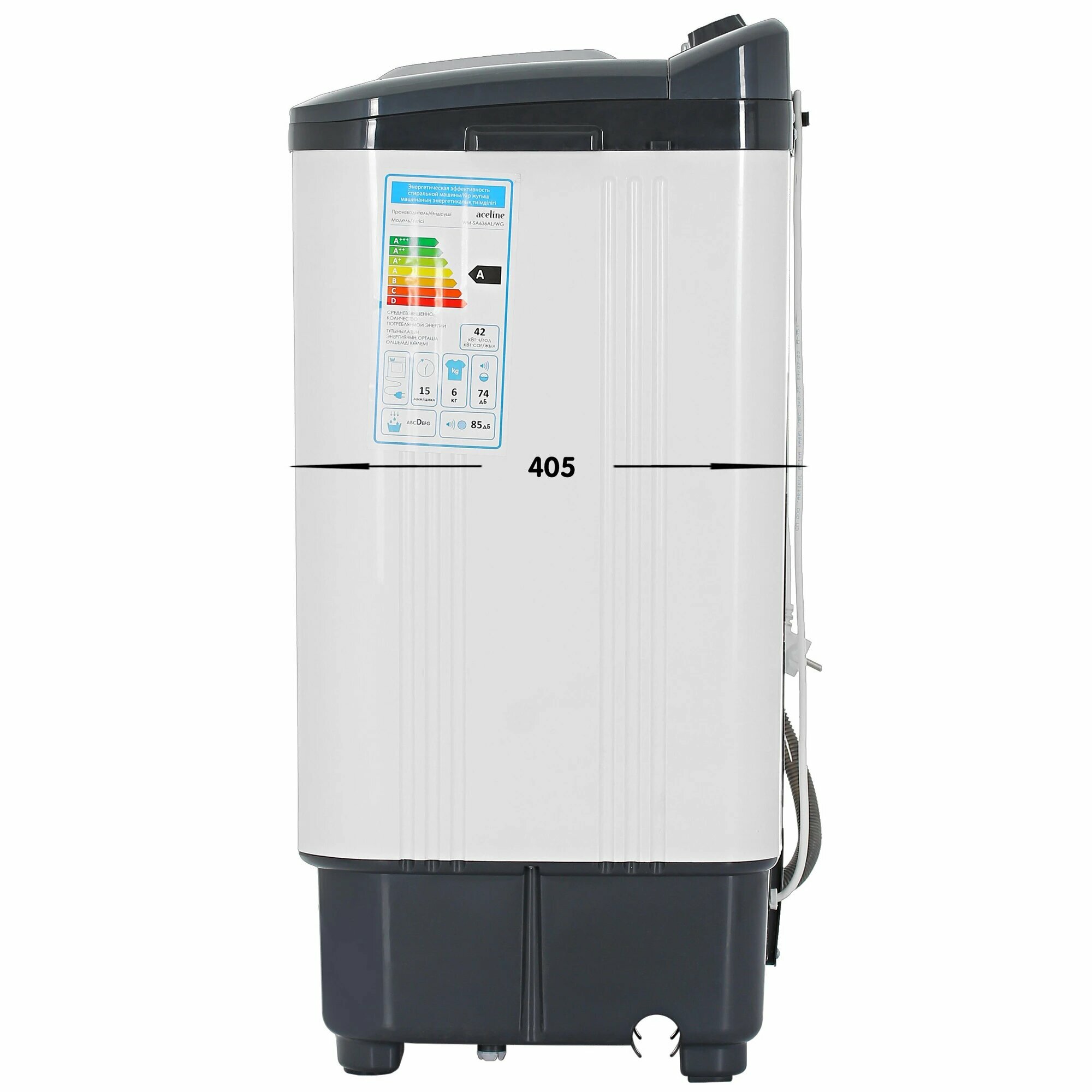 Стиральная машина Aceline, WM-SA636AL/WG, вертикальная загрузка