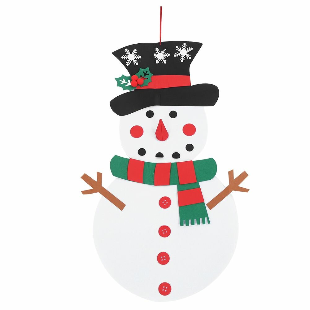 Набор игр с рождественским снеговиком из фетра для детей 2-8 игроков безопасный и экологически чистый материал