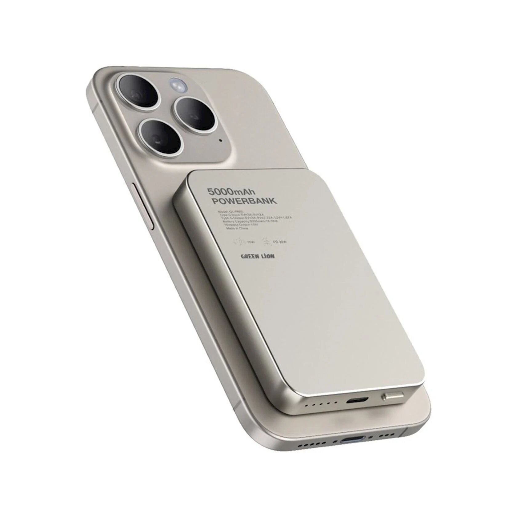 Green Lion GL Mag 5 5000mAh PD20W портативный быстрой зарядки пауэрбанк