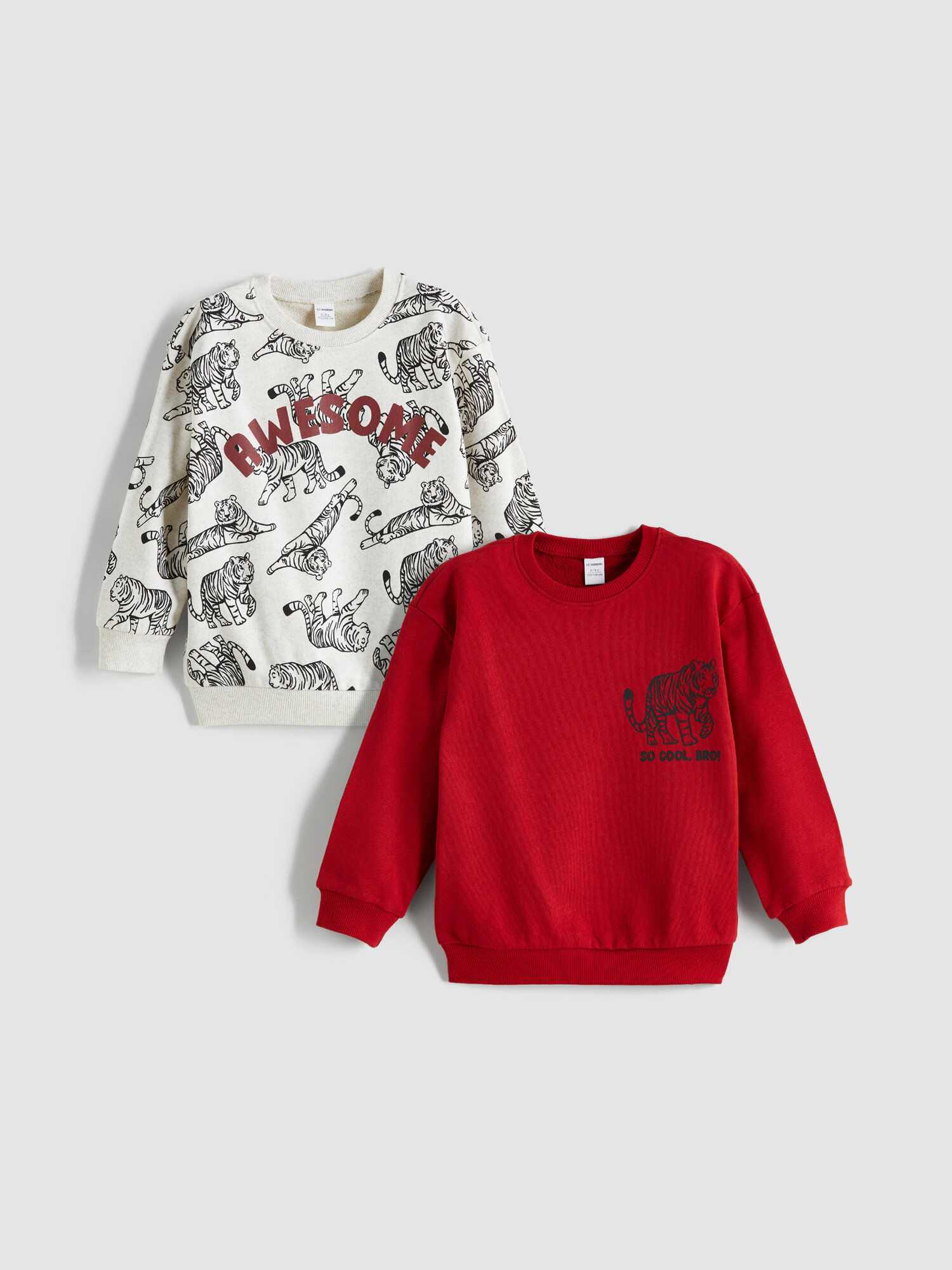 Свитшот LC Waikiki, размер 6-7 лет, бежевый