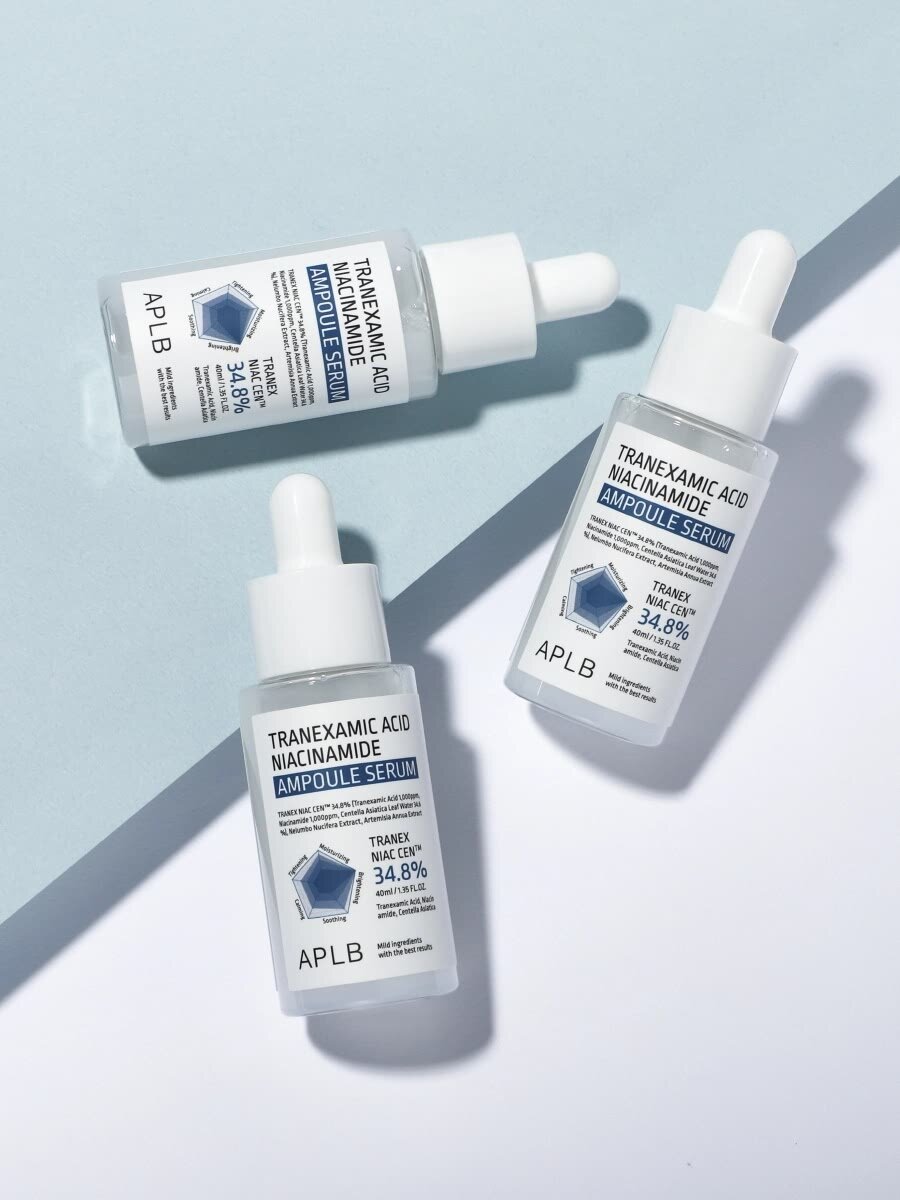 Cыворотка с транексамовой кислотой и ниацинамидом от пигментации APLB Tranexamic Acid Niacinamide Ampoule Serum 40 мл — фото 1
