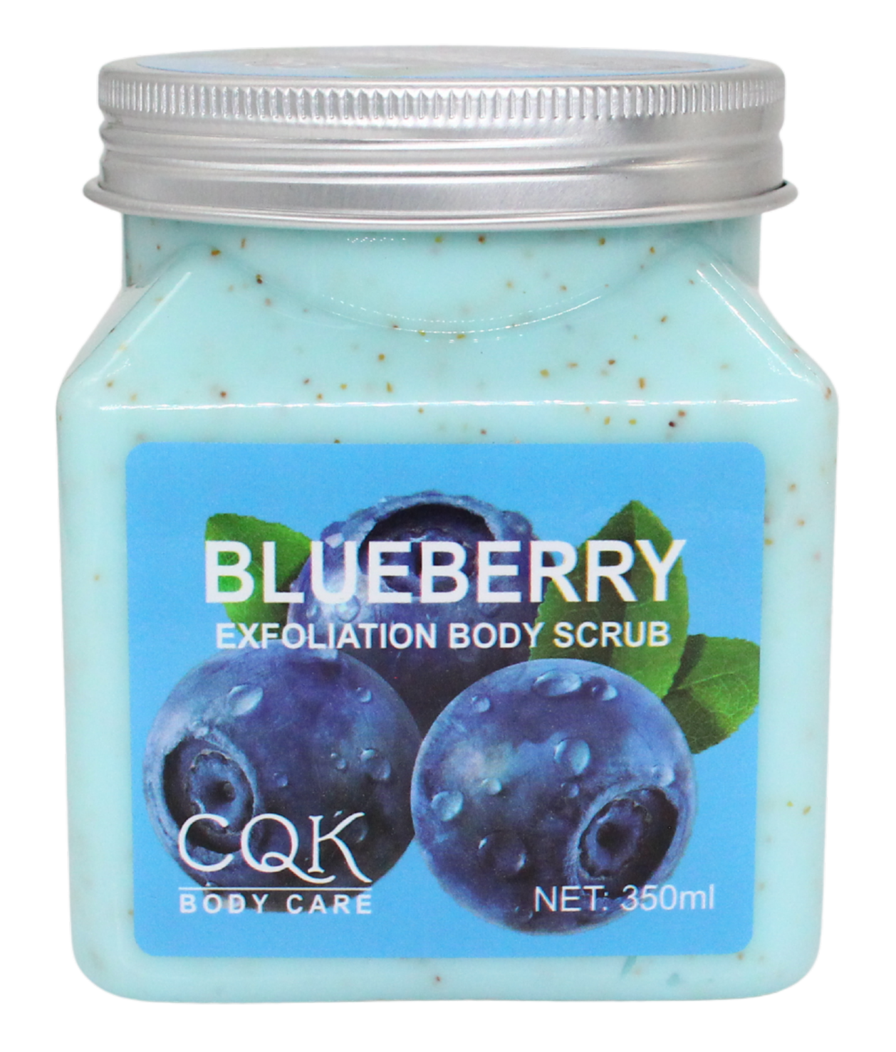 Скраб для лица и тела CQK, 350 мл, рис, персик, клубника, черника — фото 1