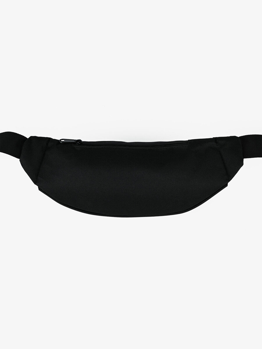 Сумка поясная Manto, фактура рельефная, черный — фото 1